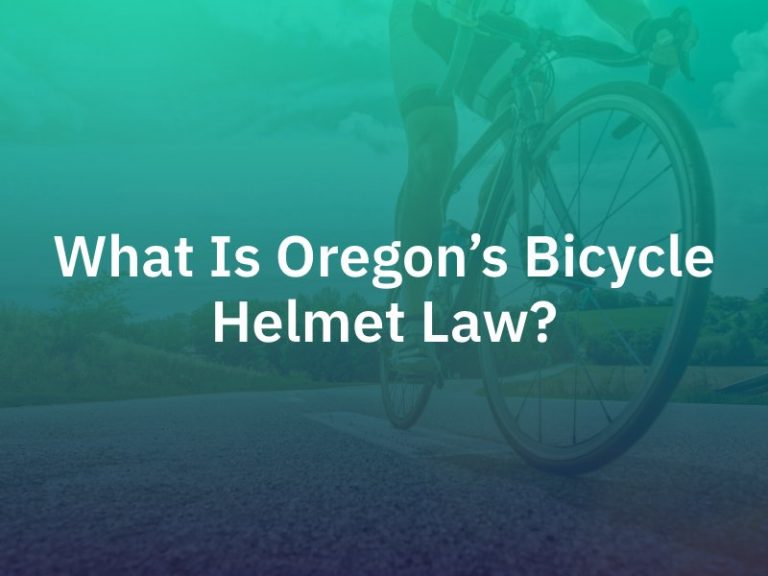 What Is Oregon's Bicycle Helmet Law?