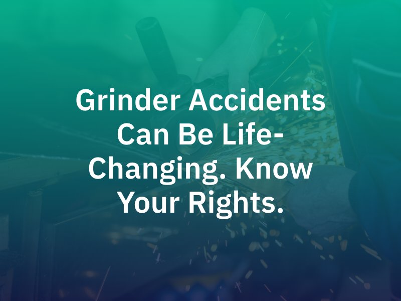 Grinder accidents in construction